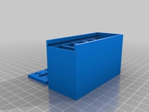 gopro hero 3+ spare battery box 5 batteries 3d printing 3 plus 3d print model - Mito3D