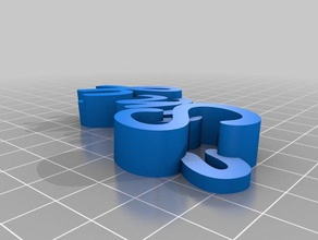 sandy organization customized 3d print model - Mito3D