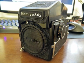 mamiya 645 bodycap kamera film lens fotoğrafçılık slr 3d print model - Mito3D