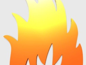 Feuer-Anhänger Schmuck 3d-Feuer 3d-Feuer-Schlüsselanhänger Charme Feuer Tropfen Feuer-logo Schlüsselanhänger Natur Anhänger Symbole 3d print model - Mito3D
