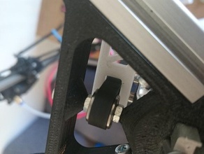 kossel correia de-rail de protecção Impressora 3d peças cinto janeiro-rail 3d print model - Mito3D