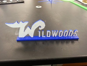 wildwoods sinal edifícios e estruturas nova jersey wildwood 3d print model - Mito3D