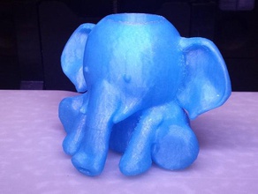 pequeno trunks casa de banho bebê elefante titular escova dentes 3d print model - Mito3D