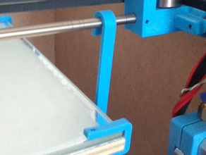 imprimir cama clipes Impressora 3d acessórios placa de vidro 3d print model - Mito3D
