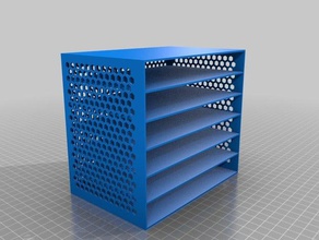 drawers 20 height x 6 depth 100 width 150 containers customized 3d print model - Mito3D
