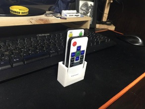 dimmer remote control holder office 3d print model - Mito3D