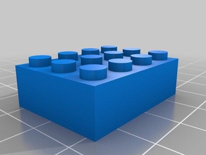 3 4 1 jouets de construction personnalisé 3d print model - Mito3D