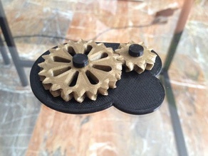 herringbone-like gearbox parts gears herringbone 3d print model - Mito3D