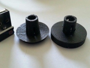 peugeot ön anti-gürültü çamurluk klip openscad Otomotiv 3d print model - Mito3D