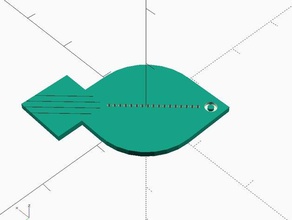 customizable fish orginizer organization customizer orginize paper pencil 3d print model - Mito3D