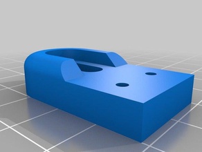 adjustable y endstop bracket 3d printer parts holder y-endstop 3d print model - Mito3D