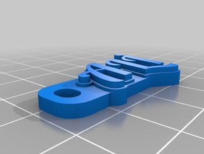 mon personnalisés multiligne tag trousseau de clés l'organisation personnalisé 3d print model - Mito3D