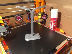 earrings stand 3d print model - Mito3D