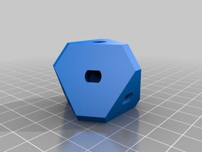ibc 9&6 cube gears - centre interactive art customized 3d print model - Mito3D