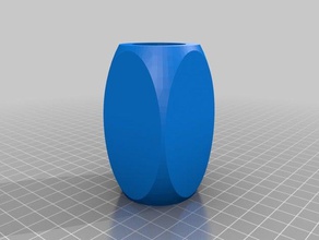 alens vase 3d-drucken 3d print model - Mito3D