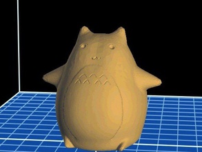totoro esculturas anime miyazaki 3d print model - Mito3D