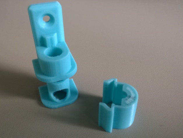 baby gate parts replacement hinge 3D print model - Mito3D