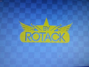 logo rotack 2d-Kunst 3d print model - Mito3D