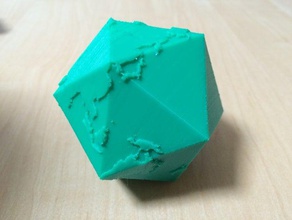 icosaedro terra física e astronomia dymaxion 3d print model - Mito3D