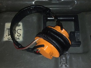 sony mdr-v6 Ohrhörer audio Kopfhörer headset 3d print model - Mito3D