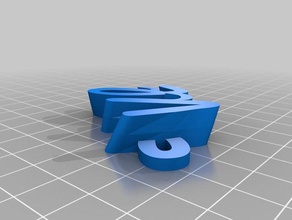 mi personalizados iamburny del texto - nombre llavero mando organización personalizado 3d print model - Mito3D