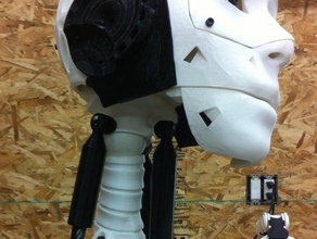 articulating neck joint inmoov robotics 3d print model - Mito3D