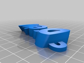 drew key fob fixed organization customized 3d print model - Mito3D