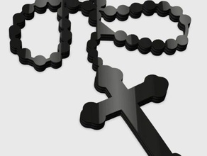 Haç kolye takı 3d çapraz çekicilik christian cross criss moda din kolay yazdırma üretme 3d print model - Mito3D