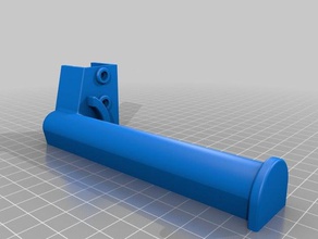 longer kossel 2020 filament spool holder 3d printer accessories aluminum extrusion mini 3d print model - Mito3D