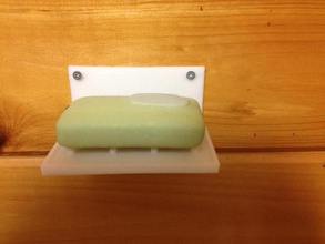 sencillo plato de jabón cuarto baño 3d print model - Mito3D