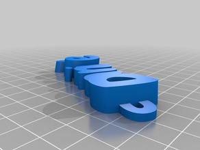 meine customized - name keyring keyfob Organisation kundengebundene 3d print model - Mito3D