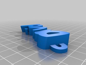my customized - david- name keyring keyfob organization 3d print model - Mito3D