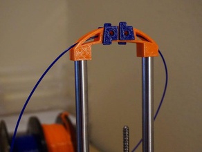 printrbot simple metal filament guide 3d printer accessories logo upgrade part 3d print model - Mito3D