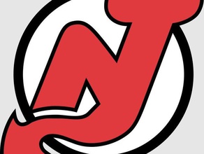 nj devils logo signs & logos hockey jersey new 3d print model - Mito3D