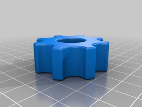 washing machine knob parts 3d print model - Mito3D