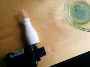 vinyle tube adaptateur de pompe d'algues l'agriculture la biologie 3d print model - Mito3D