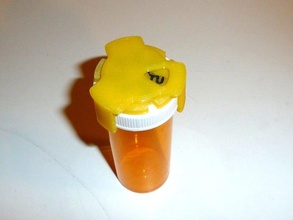 medication reminder organization dual extrusion pills tube 3d print model - Mito3D