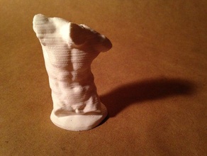 faun gövde tabanı heykeller heykel torso 3d print model - Mito3D