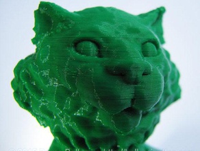 cat bust sculptures animal portrait sculpture 3d print model - Mito3D