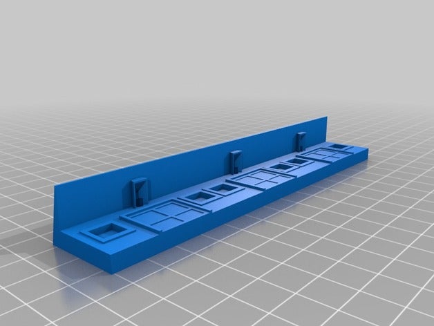 n gauge station front 3d printing train 3D print model - Mito3D