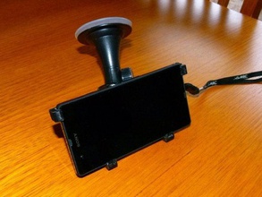 sony xperia car mount mobile phone 3d print model - Mito3D