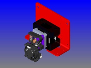 tiny flex extruder mount ordbot 3d printer parts 3d print model - Mito3D