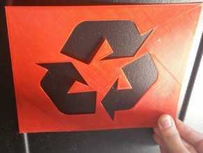 recycler pochoir les conteneurs cleanngreen 3d print model - Mito3D