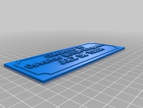 mitch signs & logos customized 3d print model - Mito3D