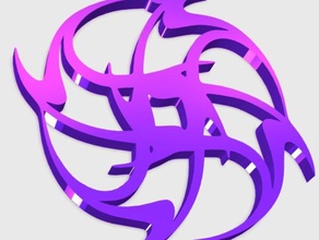 love hate symbol pendant jewelry art charm fashion symbols 3d print model - Mito3D