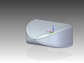 aerodynamic mirror cover automotive greenpower 3d print model - Mito3D