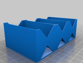 d cell battery holder x3 electronics customized 3d print model - Mito3D