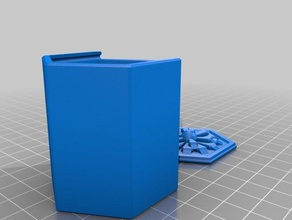 simple box jewelry container sliding lid 3d print model - Mito3D