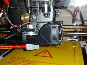 fan shroud turnigy fabrikator 3d + metal hot end printer accessories hobby king 3d print model - Mito3D