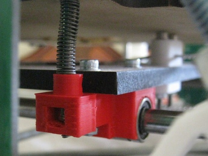 verbesserte Bett mount reprappro mendel 3d Drucker Teile Verbesserung 3D print model - Mito3D